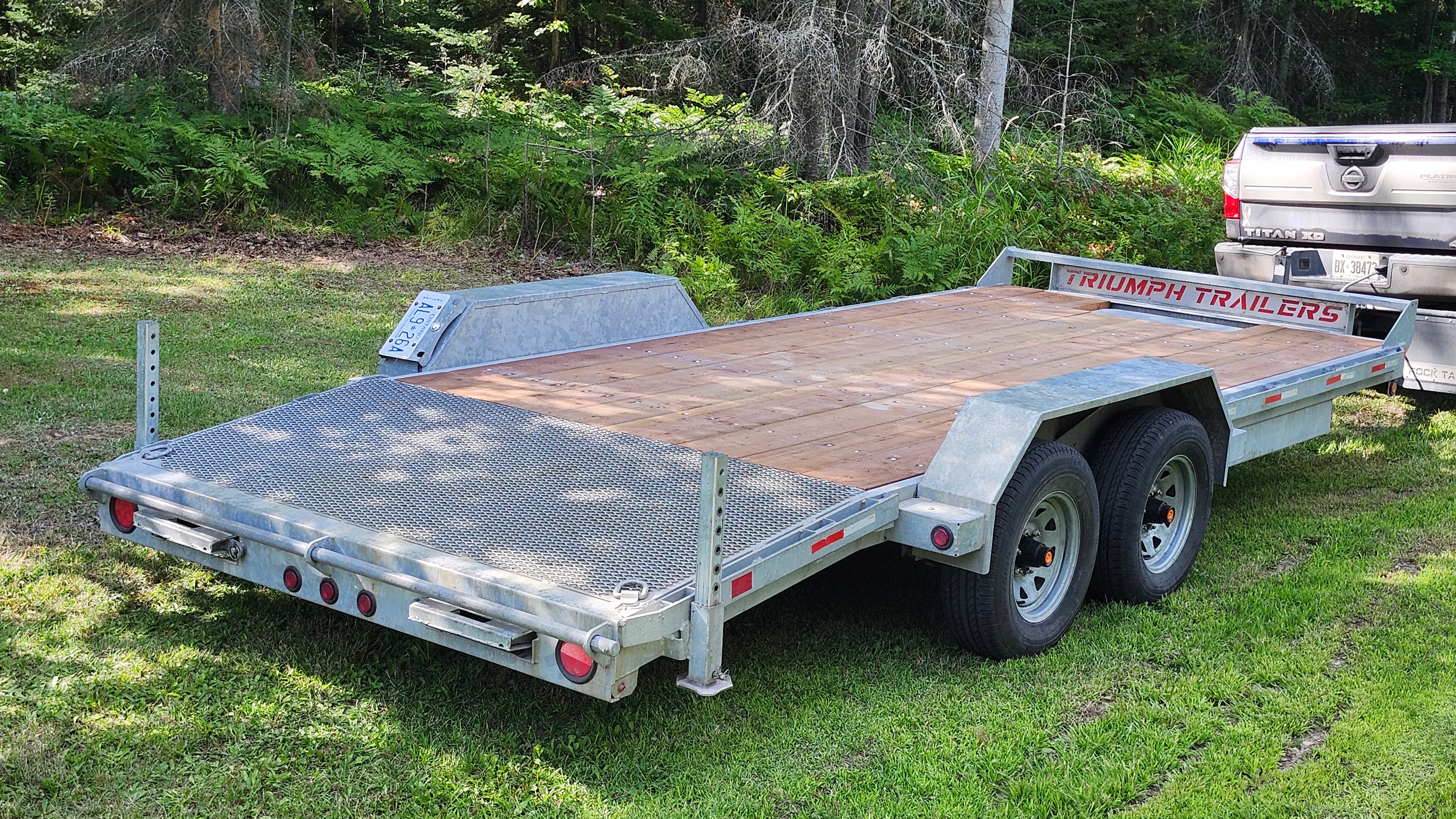 18ft Equipment Trailer view 3