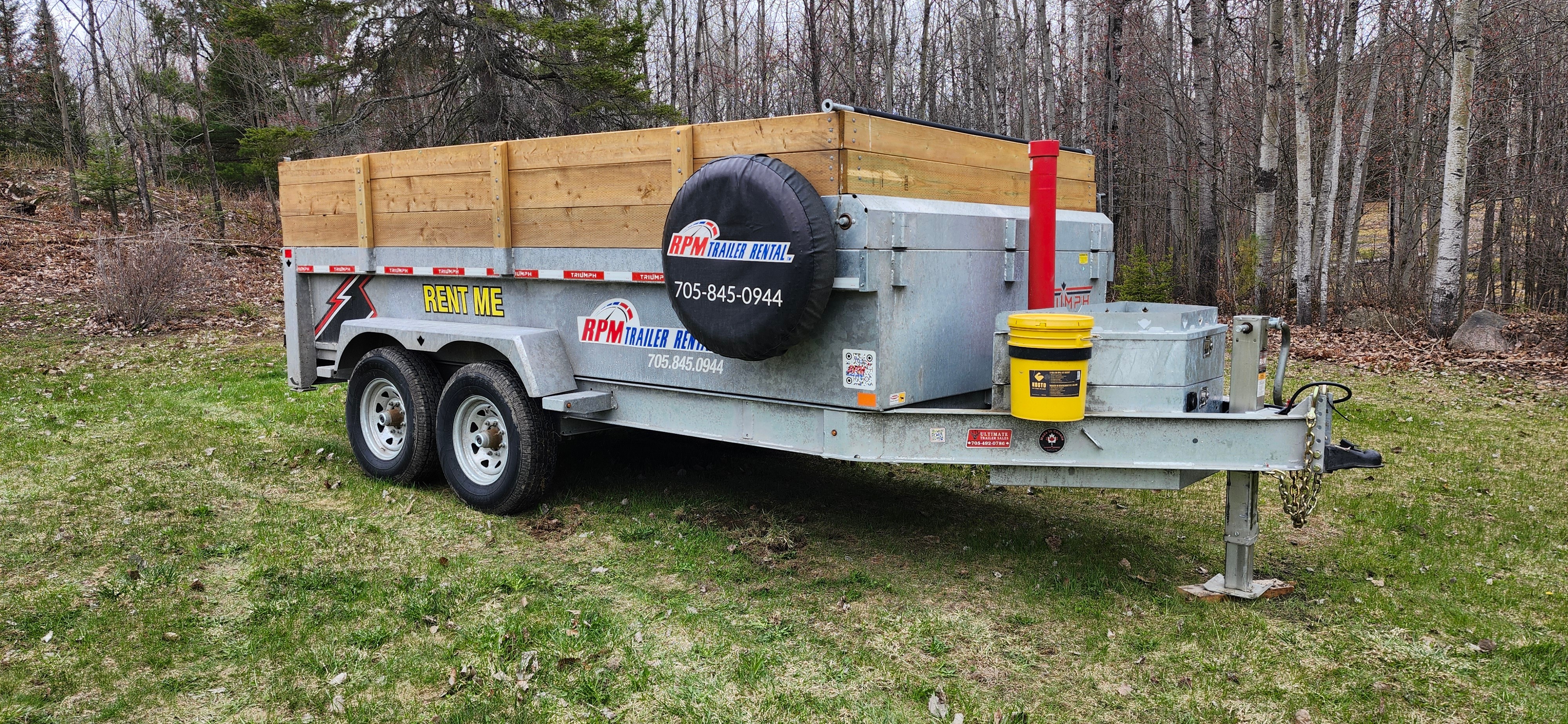 Dump Trailers available for rent in Callander Ontario - RPM Trailer Rental